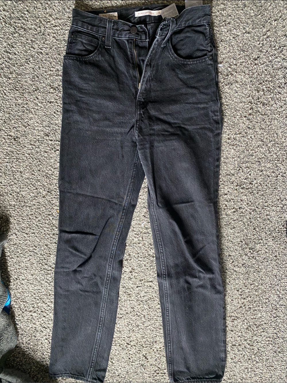 Levi's Straight Leg Jeans in Black